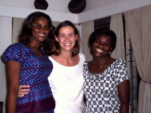 Naomi Awuni, Carrie Zook and Esther Annobil
