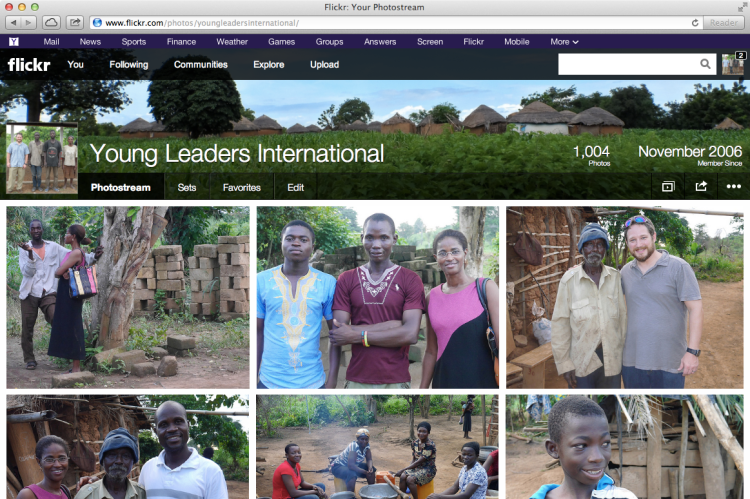 YLI's Flickr photo sharing site